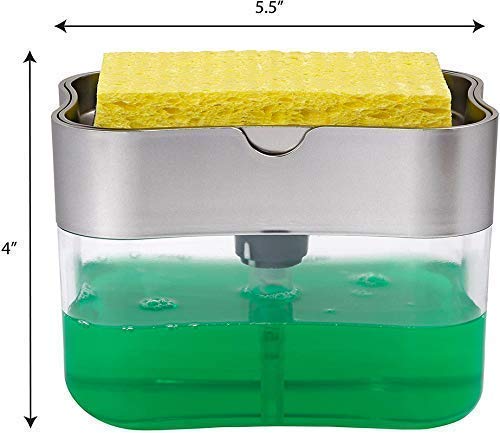 Liquid Soap Dispenser Pump (with Free Sponge)