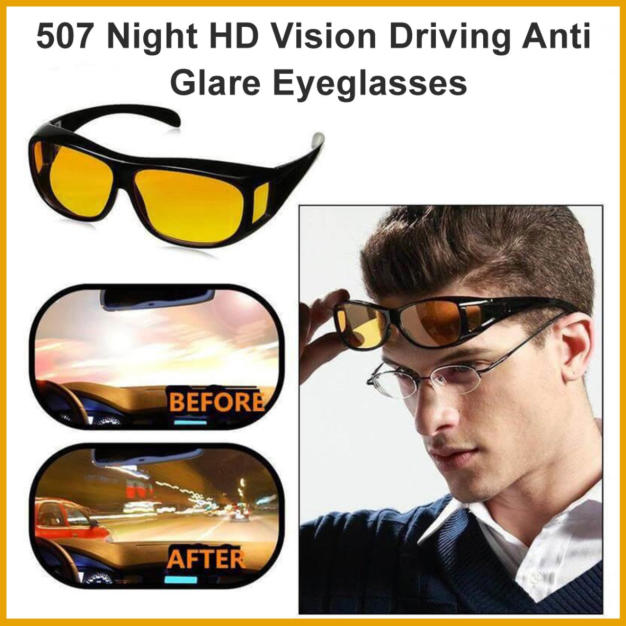 HD Vision Driving glasses (Buy 1 Get 1 Free)